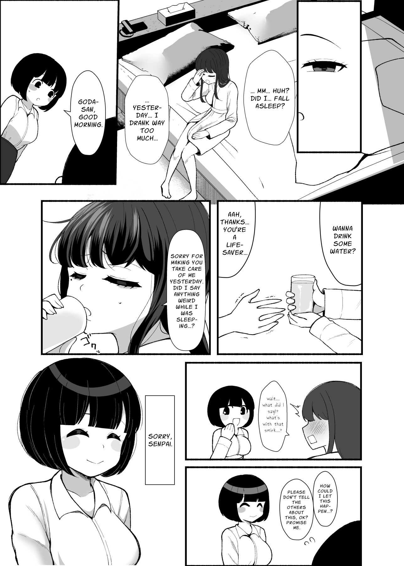 Hentai Manga Comic-~Generic Subordinate x Futanari Boss~ Senpai, If You Don't Wake Up Soon, I'll Get Pregnant, You Know?-Read-26